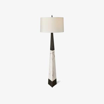 Olivia's Uttermost Black Label Trian Floor Lamp
