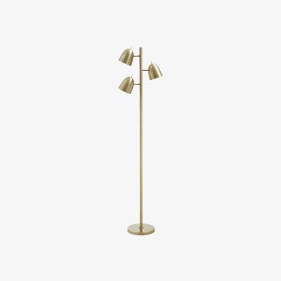 Olivia's Olivia's Soft Industrial Collection - Newton Floor Lamp in Brass Finish