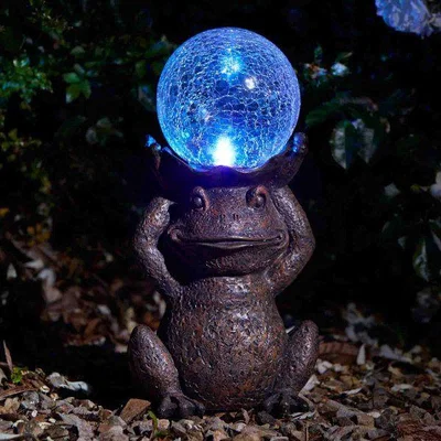 Downtown Smart Solar Gazing Frog