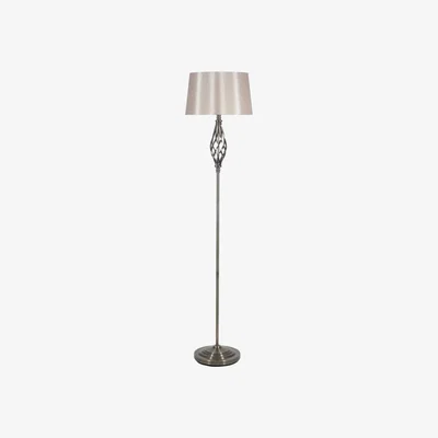Downtown Jenna Antique Brass Floor Lamp