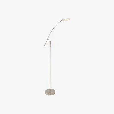 Perch and Parrow Abbelone Nickel Floor Lamp