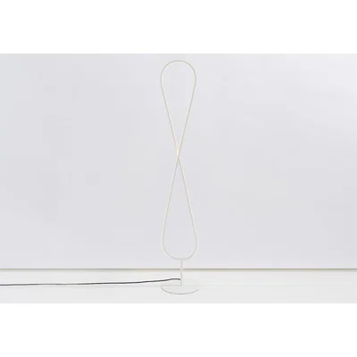 Perch and Parrow Orien Floor lamp in Matte White