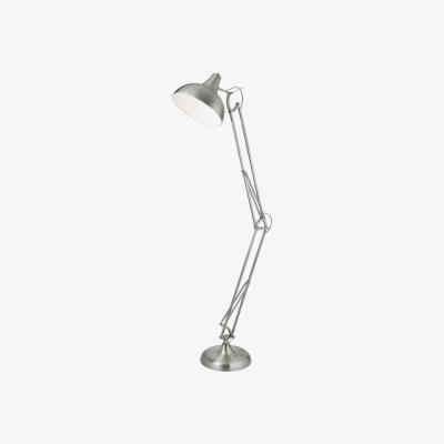 Pagazzi Jeremiah Satin Silver 170cm Floor Lamp