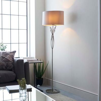 Pagazzi Lyla Satin Nickel Floor Lamp