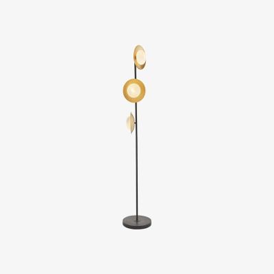 Pagazzi Carrei 3 Light Gold and Bronze Floor Lamp