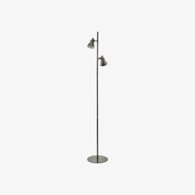 Pagazzi Taschin 2 Light Antique Nickel Floor Lamp