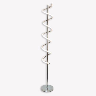 Pagazzi Cosimo Spiral Polished Chrome LED Floor Lamp