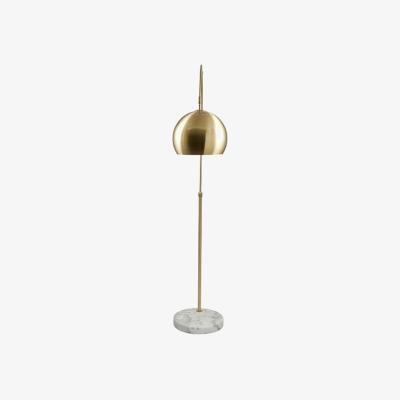 Pagazzi Feliciani Brushed Brass &amp; Marble Floor Lamp