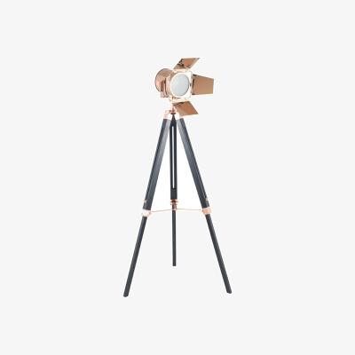 Pagazzi Hereford Copper and Black Tripod Floor Lamp