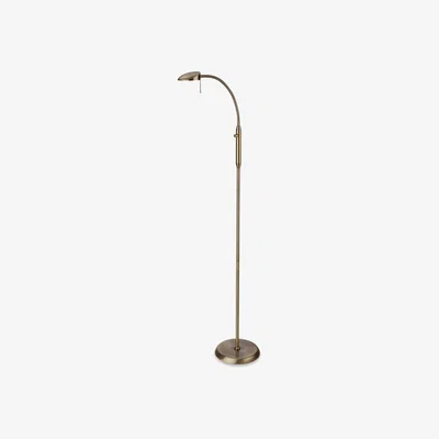 Pagazzi Milan LED Antique Brass 138cm Floor Lamp