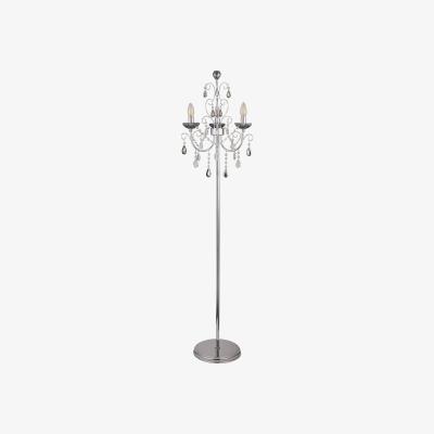 Pagazzi Clea 153cm Polished Chrome Floor Lamp