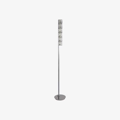 Pagazzi Remy Polished Chrome & Crystal Floor Lamp