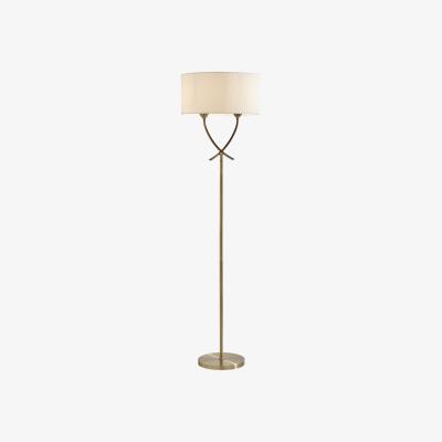Pagazzi Justina Antique Brass Floor Lamp