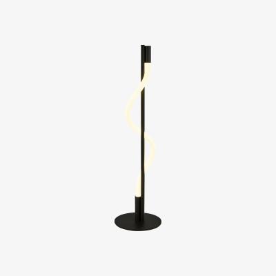 The Range Peterhead Matt Black LED Floor Lamp - Black