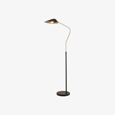 The Range Etienne Black and Gold Floor Lamp - Black