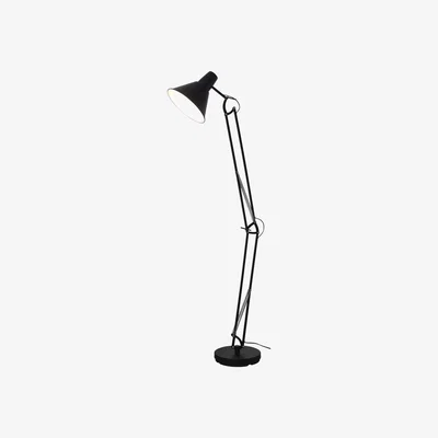 The Range Jenson Black Retro Floor Lamp