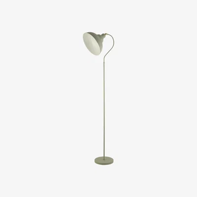 The Range Traditional arch floor lamp Sage Green  - Green