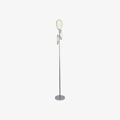 The Range Milford Chrome 3Lt Floor Lamp - Silver