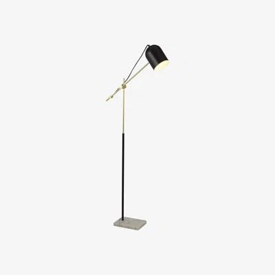 The Range Black and Gold marble task floor lamp - Black