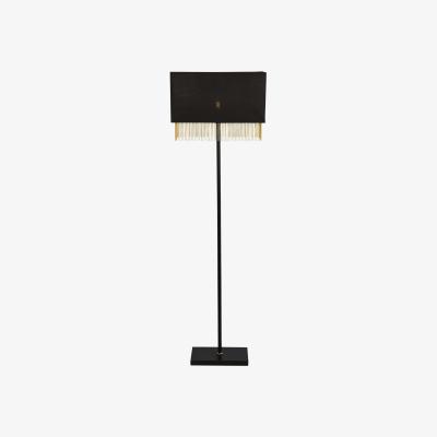 The Range Plymouth Black and Gold Floor Lamp - Black