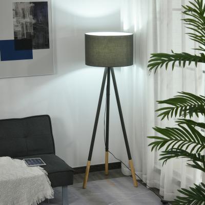 The Range Stylish Steel Tripod Floor Lamp - Grey