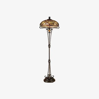 The Range BELOFAY Tiffany Floor Lamps Stained Glass Handmade Lamp for Home and Office - Multicolor / 40cm