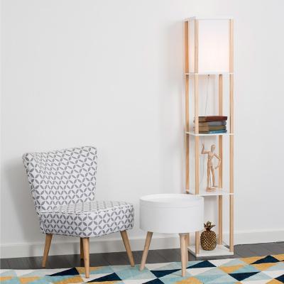 The Range Struttura Brown Illuminated Floor Shelf - Brown