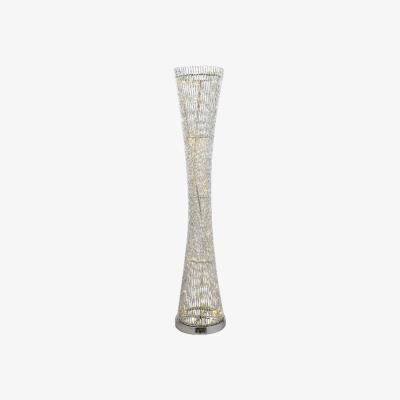 The Range Spiral Floor Light - Silver
