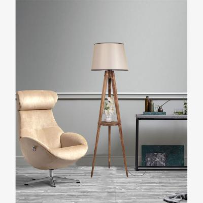 The Range Barstall Tray Table Floor Lamp - Beige