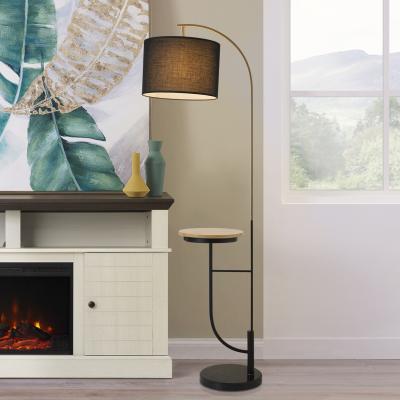 The Range Versanora Arc Floor Lamp with USB Port - Black