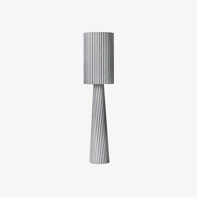 Rockett St George Black & White Stripe Floor Lamp