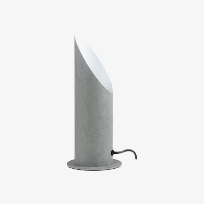 The Range Cement Stone Effect Metal Table Floor Standing Uplighter Wall Wash Lamp - Grey