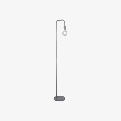 The Range Matt Floor Lamp With Bulb - Grey