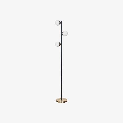 The Range Beauworth 3 Way Matt Black Floor Lamp - Matt Black