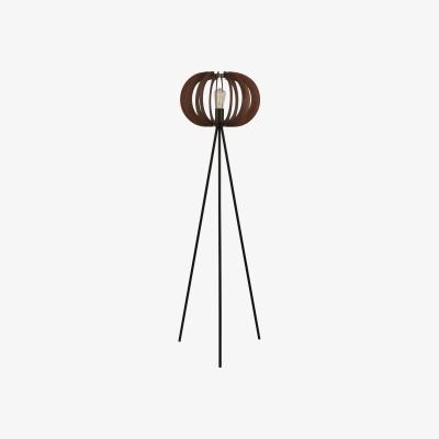 The Range Danese Walnut Flor Lamp  - Brown