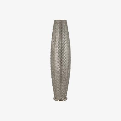 The Range Crystal Bead Two Light Floor Lamp - Polished nickel