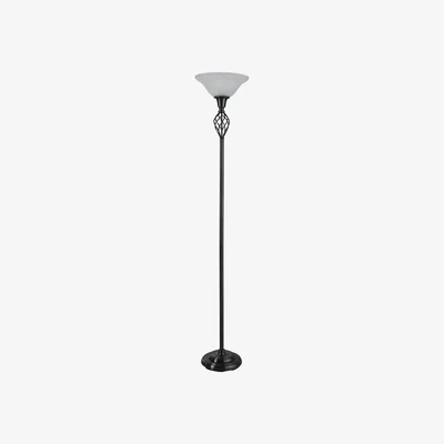 The Range Classic Torchiere Lamp - Black
