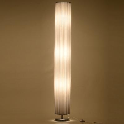 The Range 160cm Tall Free Standing Floor Lamp - White, Silver