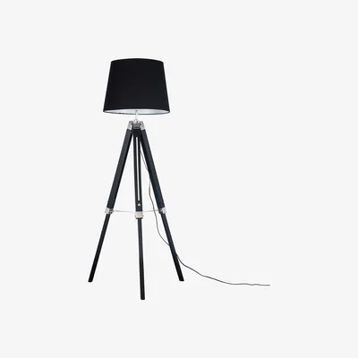 The Range Clipper Tripod Black Floor Lamp - Black
