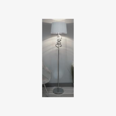 The Range Chrome Jewelled Sprial Floor Lamp