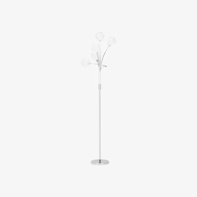 The Range Inspire Glass Ball 5 LED Light Floor Lamp