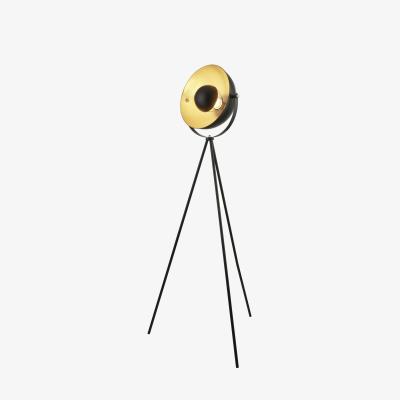 The Range Producer Black Tripod Floor Lamp - Black