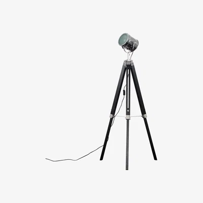 The Range Starboard Tripod Black Floor Lamp - Black