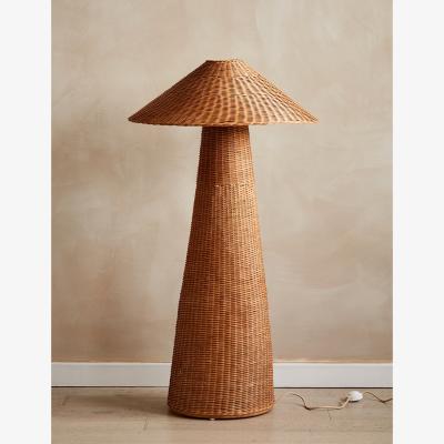 Rose & Grey Ferm Living Dou Braided Rattan Floor Lamp