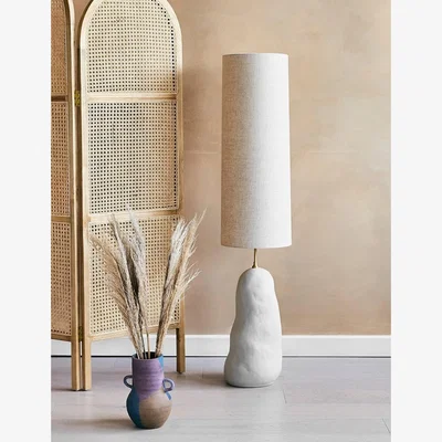 Rose & Grey Ferm Living Hebe Large Natural Floor Lamp