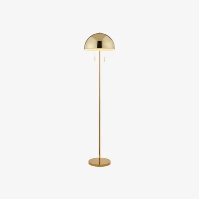 Sofa.com Richie floor lamp in Brass - sofa.com