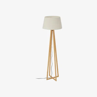 Teddy Beau Teddy's Collection Bennett Natural Floor Lamp