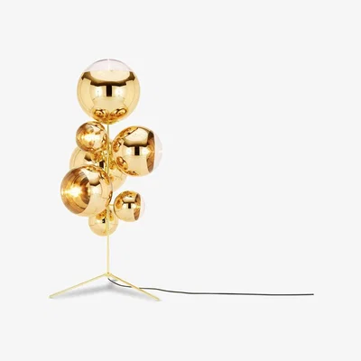 Tom Dixon Tom Dixon - Mirror Ball Stand Chandelier Gold