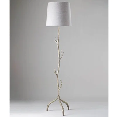 Tobias Oliver Porta Romana | Forest Floor Lamp | Burnished Silver