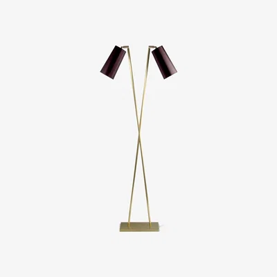 Tobias Oliver Porta Romana I Motu Floor Lamp Brass